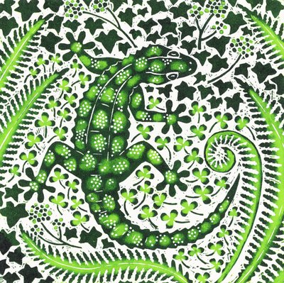 Green Gecko by Nat Morley
